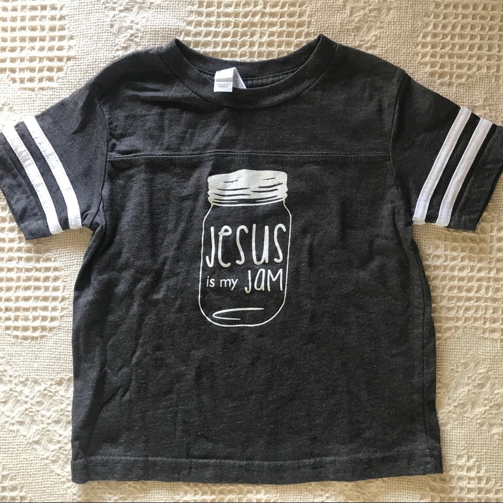 New UNISEX Jesus is my Jam Toddler Tee Never Worn